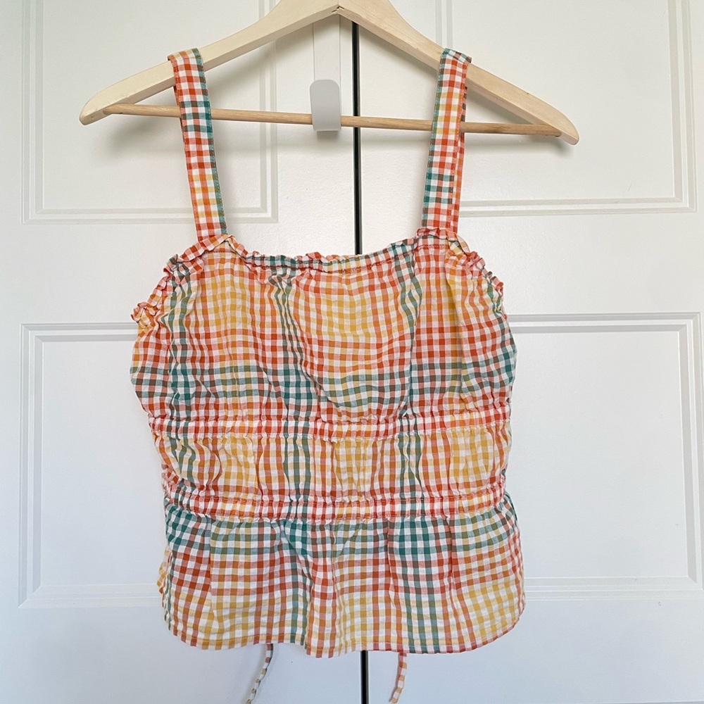 Madewell Gingham Top